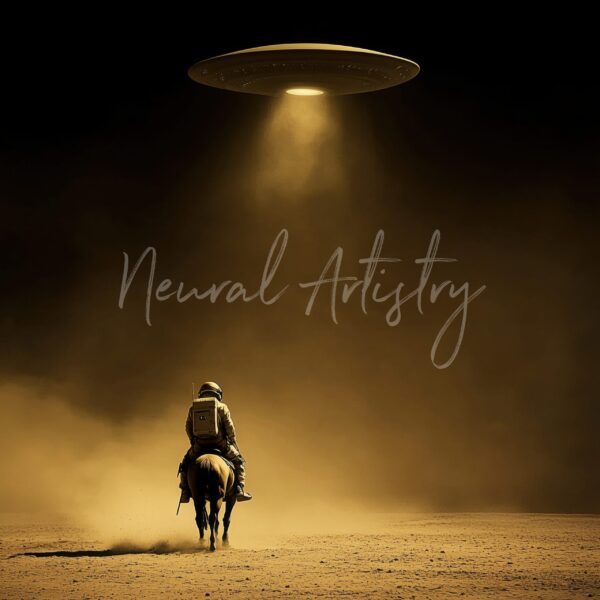 Cosmic Frontiers - Surrealist Digital Illustration by Neural Artistry