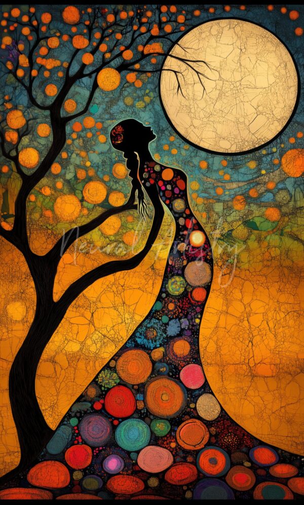 Ethereal Bloom - Abstract Surrealist with Mosaic and Textured Elements by Neural Artistry