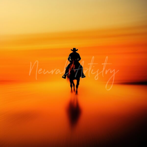 Wall Art: Eternal Horizon by Neural Artistry