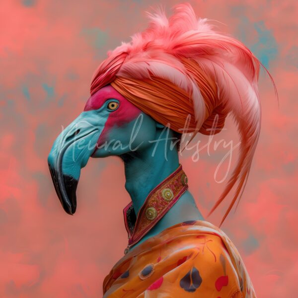 Avian Majesty - Surrealist Digital Illustration by Neural Artistry