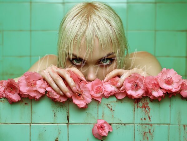 Petals and Gaze - Surrealist Photorealism by Neural Artistry