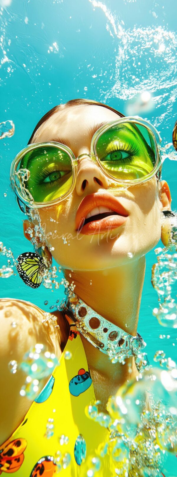 Aquatic Chic - Pop Art Surrealism by Neural Artistry