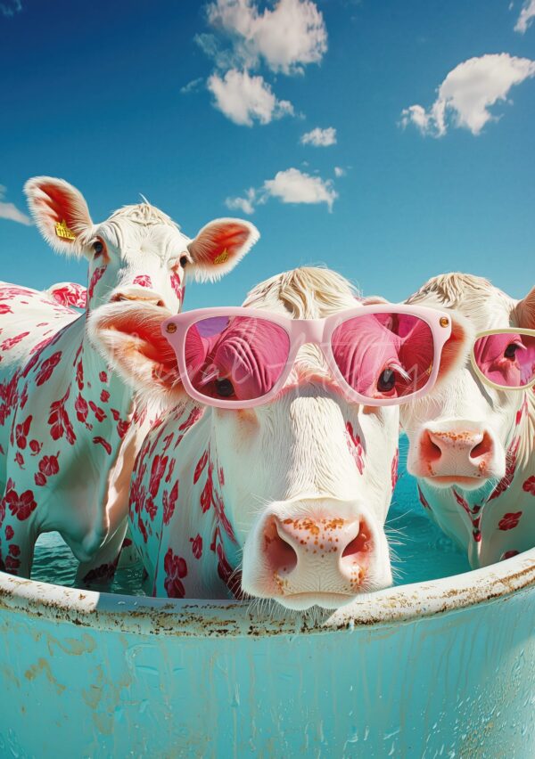 Floral Oasis - Pop Art Surrealism by Neural Artistry