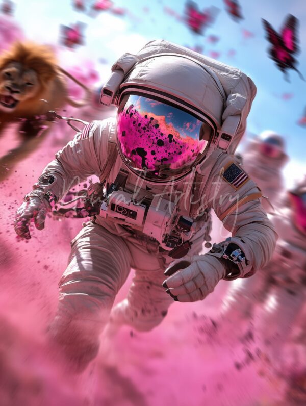 Cosmic Safari - Surrealist Digital Illustration by Neural Artistry