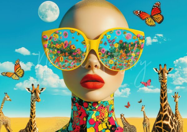 Floral Reverie - Surrealist Pop Art by Neural Artistry