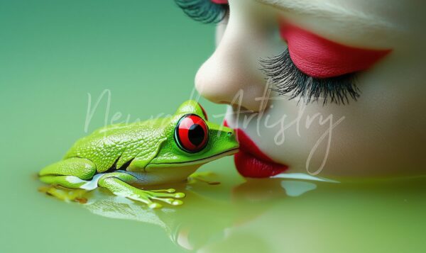 Enchanted Encounter - Surrealist Minimalism by Neural Artistry