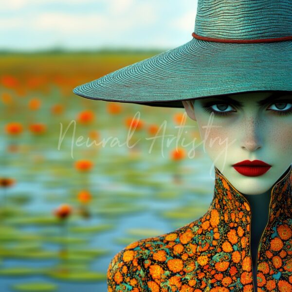 Turquoise Reverie - Digital Impressionism with Photorealistic Details by Neural Artistry