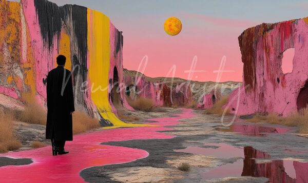 Chromatic Passage - Surreal Digital Expressionism by Neural Artistry