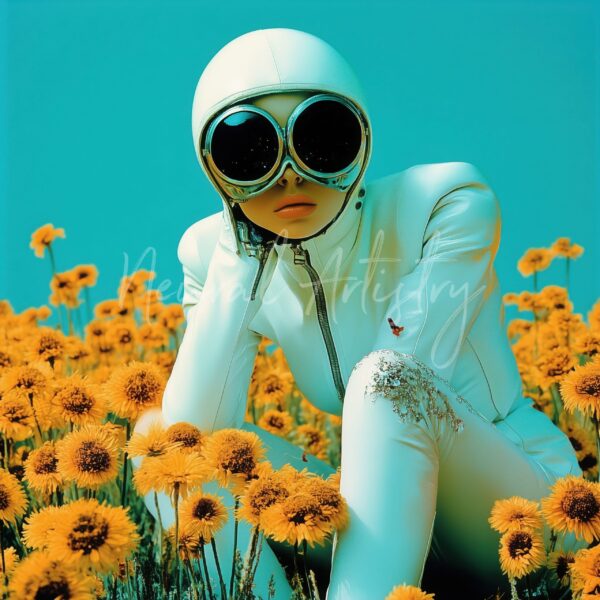 Solar Bloom - Surrealist Digital Illustration by Neural Artistry