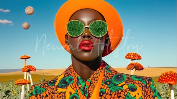 Ethereal Vogue - Surrealist Digital Illustration by Neural Artistry