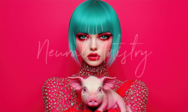 Chromatic Bond - Surreal Pop Art by Neural Artistry