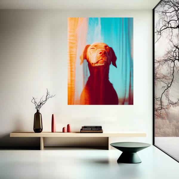 Radiant Serenity Dog Art Print