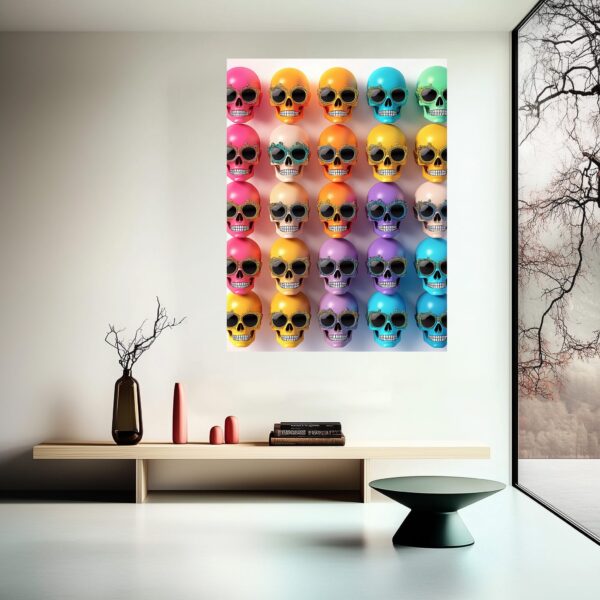 Candy Coated Skulls Print