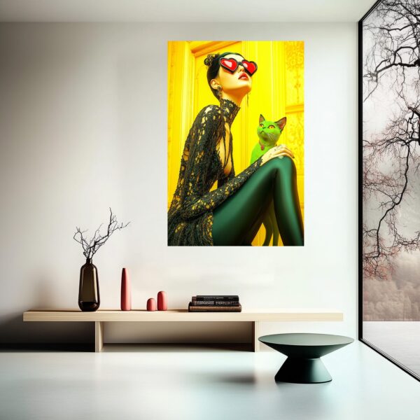 Emerald Muse Art Print