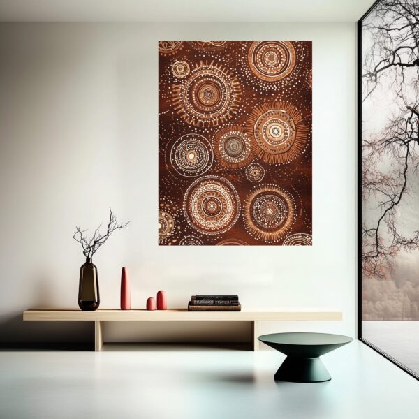 Sacred Earth Mandala Art Print