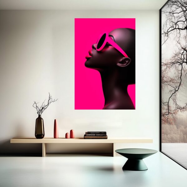 Electric Profile Art Print