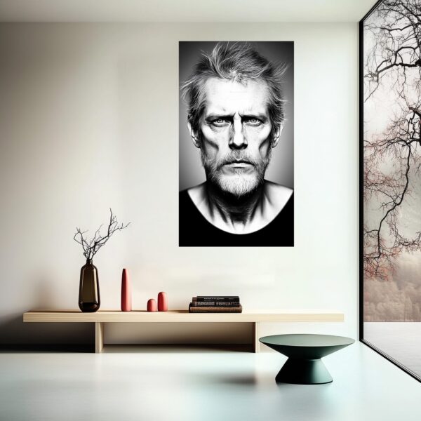 Shadowed Gaze Art Print