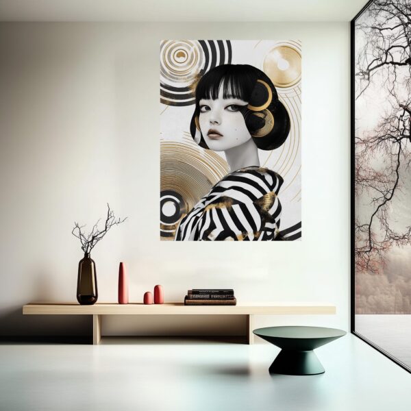 Gilded Gaze Art Print