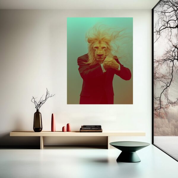 King in the Shadows Art Print