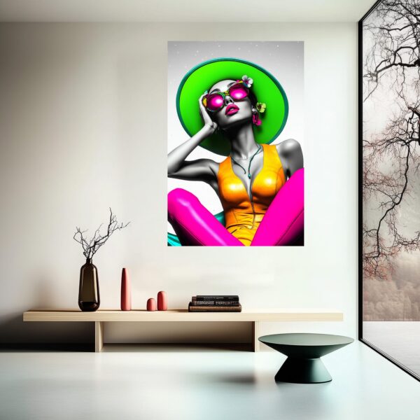 Electric Glamour Art Print