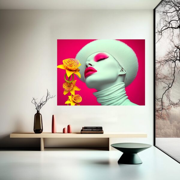 Floral Futurism Art Print