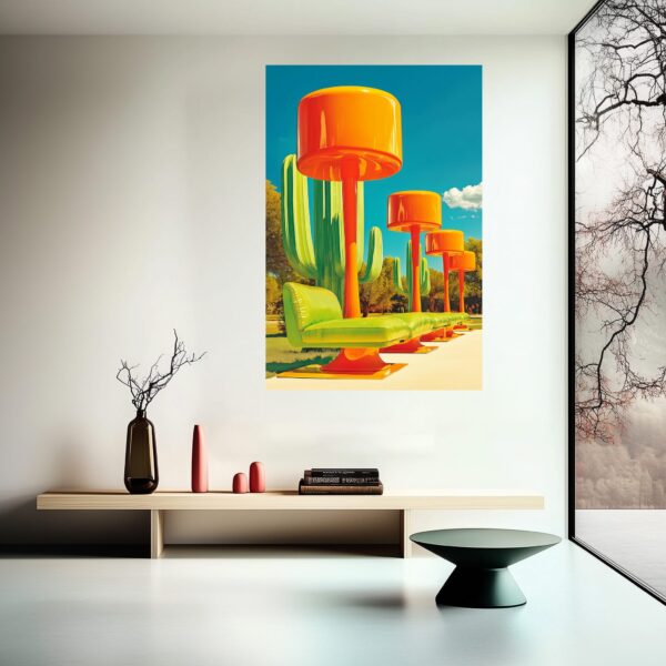 Desert Mirage Art Poster