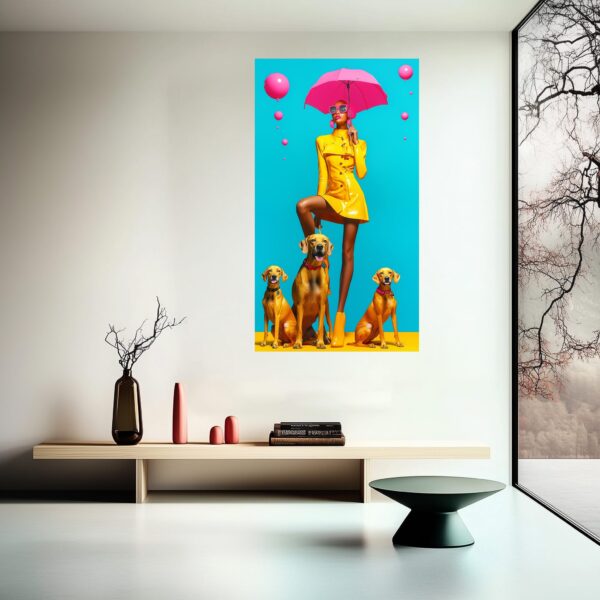 Golden Vogue Pack Art Poster