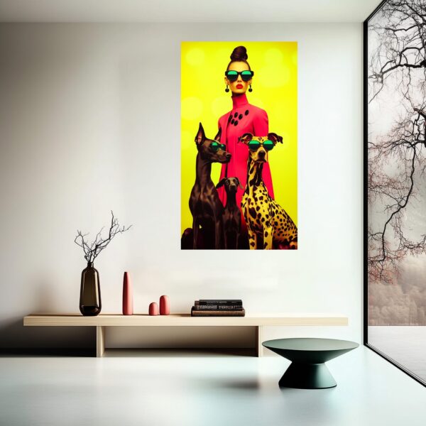 Canine Couture Pop Art Poster