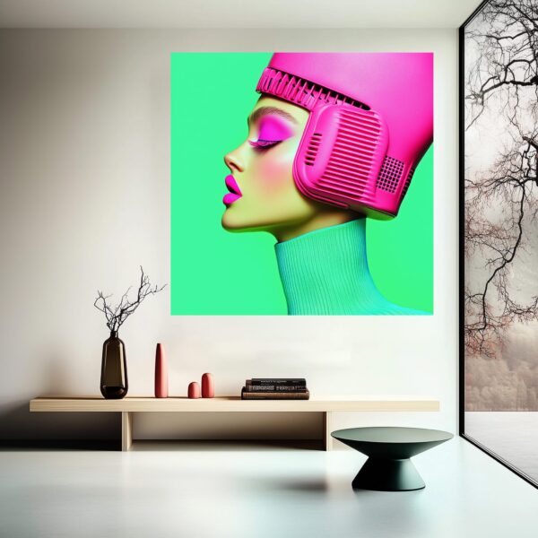 Retro Future Vogue Art Poster