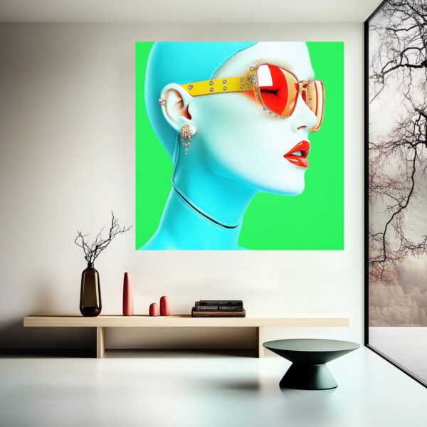 Future Pop Vision Art Poster