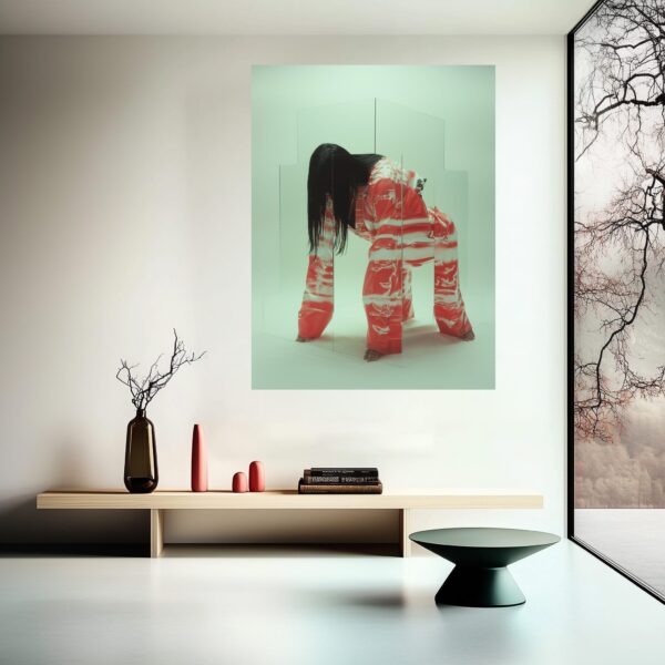 Fragmented Form Art Poster