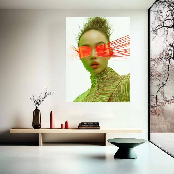 Synthetic Vision Art Print