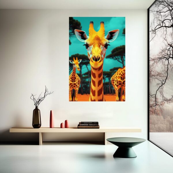 Painted Sky Safari Art Print