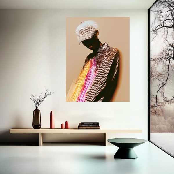 Fractured Motion Art Print