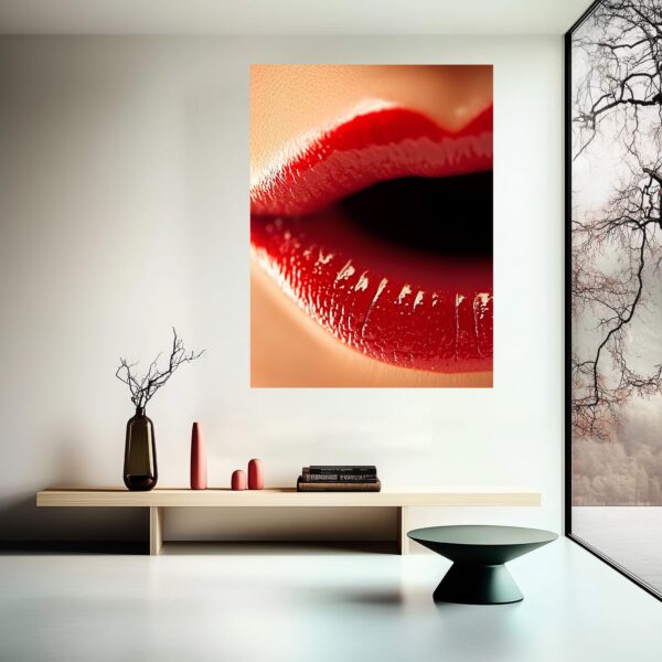 Crimson Desire Art Print